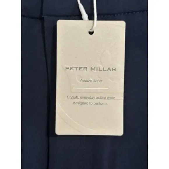 Peter Millar Women’s Navy Blue Surge Performance Ankle Pants Size 0 Golf NWT - Picture 4 of 5
